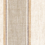 HomePop Oslo Decorative Bench -Wide Tan Stripe HomePop