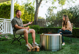 Solo Stove Yukon 2.0, 27 Inch Smokeless Fire Pit with Removable Ash Pan - Wood Burning Portable Stainless Steel Outdoor Fireplace, Stainless Steel, Ideal for 6 or More People, 38 lbs Solo Stove