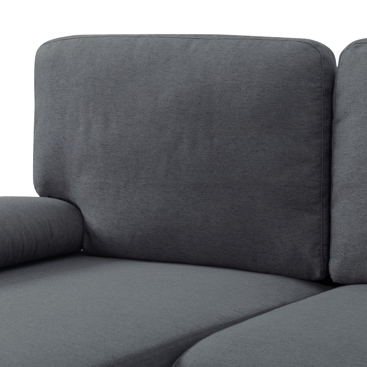 OMMGG 107.9” U Shaped Sectional Sofa with Double Extra Wide Chaise, Seat Cushions & Removable Back, for Living Room, Office, Apartment OMMGG