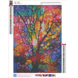 GMETNIC The Tree of Life Diamond Painting Kits, Diamond Art Kits for Adults 5d Diamond Painting for Beginners, Abstract Art Wall Decor Gifts Round Diamonds Full Drill Pintura De Diamantes12x16inch GMETNIC