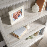 Sauder 3 Tier Book Shelf Wooden Bookcase Multipurpose Bookshelf for Home Office, Living Room, in White Plank Sauder
