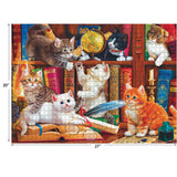 RoseArt - Kodak Premium - Library Mischief - 1000 Piece Jigsaw Puzzle for Adults RoseArt