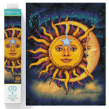 DIAMOND DOTZ Sun & Moon Diamond Painting Kits for Adults - Diamond Art Kits a Relaxing Creative Craft Kit with Dotz Gems 13.8x17.7 DIAMOND DOTZ