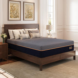 EGOHOME 12 Inch King Mattress, Copper Gel Cooling Memory Foam Mattress for Back Pain Relief,Therapeutic Double Mattress Bed in a Box, Made in USA, CertiPUR-US Certified, 76x80x12 Black MLILY