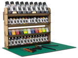 PROSCALE Paint Rack for Model Paints. Hobby Craft Citadel Vallejo Tamiya Army Wall Paint Rack Stand Paint Holder Organiser Miniature Warhammer Paint Storage Model Painting Station (Universal) PROSCALE
