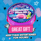 Galaxy Slime Kit for Kids Ages 8-12 - DIY Space Slime Set with Glow-in-The-Dark Effects and 20+ Fun Add-Ins - for Boys and Girls Who Love Creative Play YOLO Attitude