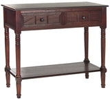 Safavieh American Homes Collection Samantha Dark Cherry 2-Drawer Console Table Safavieh