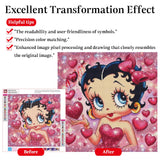 JAKI Diamond Art Kits for Adults,Cartoon Diamond Art Paintings for Beginners,5D Full Drill Gem Art Kits for Adults for Gift Home Wall Decor(12x12inch) JAKI