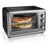 Hamilton Beach 31107D Convection Countertop Toaster Oven with Rotisserie, Extra-Large, Black and Stainless Hamilton Beach