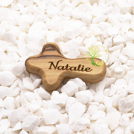 Personalized Comfort Cross for Baptism, Christening & Confirmation - comfort cross gift | Customized Olive wood comfort cross cross for kids& adults | comfort Cross for boys and girls PHLG