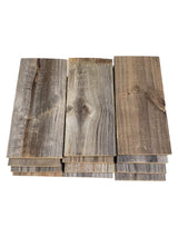 Rustic Weathered Reclaimed Wood Planks for DIY Crafts, Projects and Decor (12 Planks - 5.5"x12) Rockin' Wood