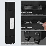 Yaheetech Heavy Duty Pop Up Canopy Tent, 10x15 Commercial Instant Shelter Tent, Outdoor Adjustable Canopy with Wheeled Bag, 4 Sandbags & 8 Stakes, White Yaheetech