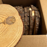 Set of (14) 11-12" Wood Slices for Centerpieces! Rustic Wedding Decorations, Centerpiece Table Decorations, Wood centerpieces for Tables! (14) Rustic Wood Slices Inc.