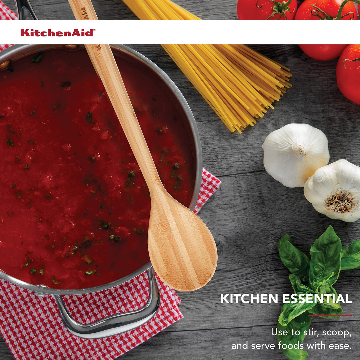 KitchenAid Universal Bamboo Tools, 12-Inch, KQ603OHBBA KitchenAid