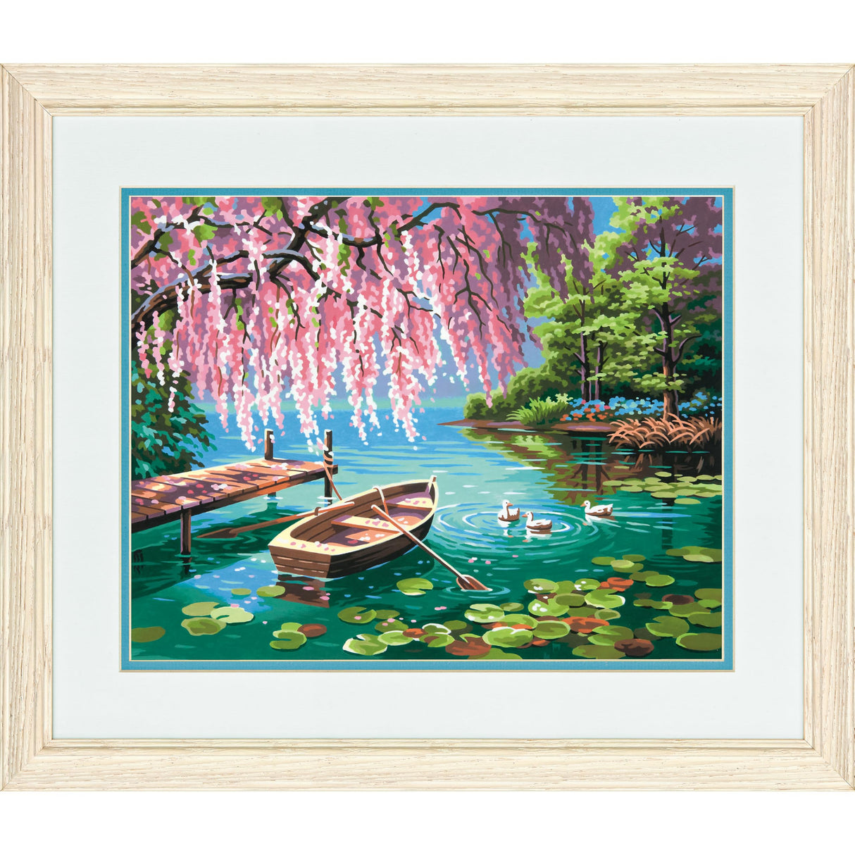 Dimensions 73-91491 Willow Spring Beauty Paint by Numbers for Adults, 14'' W x 11'' L Dimensions