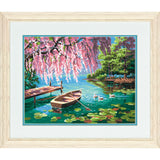 Dimensions 73-91491 Willow Spring Beauty Paint by Numbers for Adults, 14'' W x 11'' L Dimensions