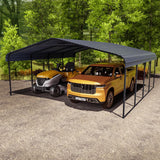Special Paradise 20x20 Metal Carport Canopy – Heavy-Duty RV Shelter, Perfect as Car Port，Car Tent, Garden Shed & Weatherproof Storage Solution Special Paradise