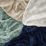 Bedsure White Throw Blanket for Couch - Super Soft Cozy Blankets for Bed, Cute Small Fleece Blanket for Girls and Women, 50x60 Inches Bedsure