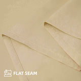 OutdoorLines Waterproof Indoor Outdoor Curtains for Patio-Privacy Sun Blocking Grommet Curtain Panel Weatherproof, UV Resistant Curtains for Gazebo, Front Porch, Pergola Beige 52W x 84L Inch 1 Piece OutdoorLines