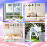 5Pcs Diamond art Kits for Kids/Adults, Crafts for Kids Ages 8-12, DIY Diamond Painting art Wind Chimes Crystal Window Suncatcher Craft, Birthday Gifts for 7 8 9 10 11 Year Old Girls, Home Garden Decor Mulyric