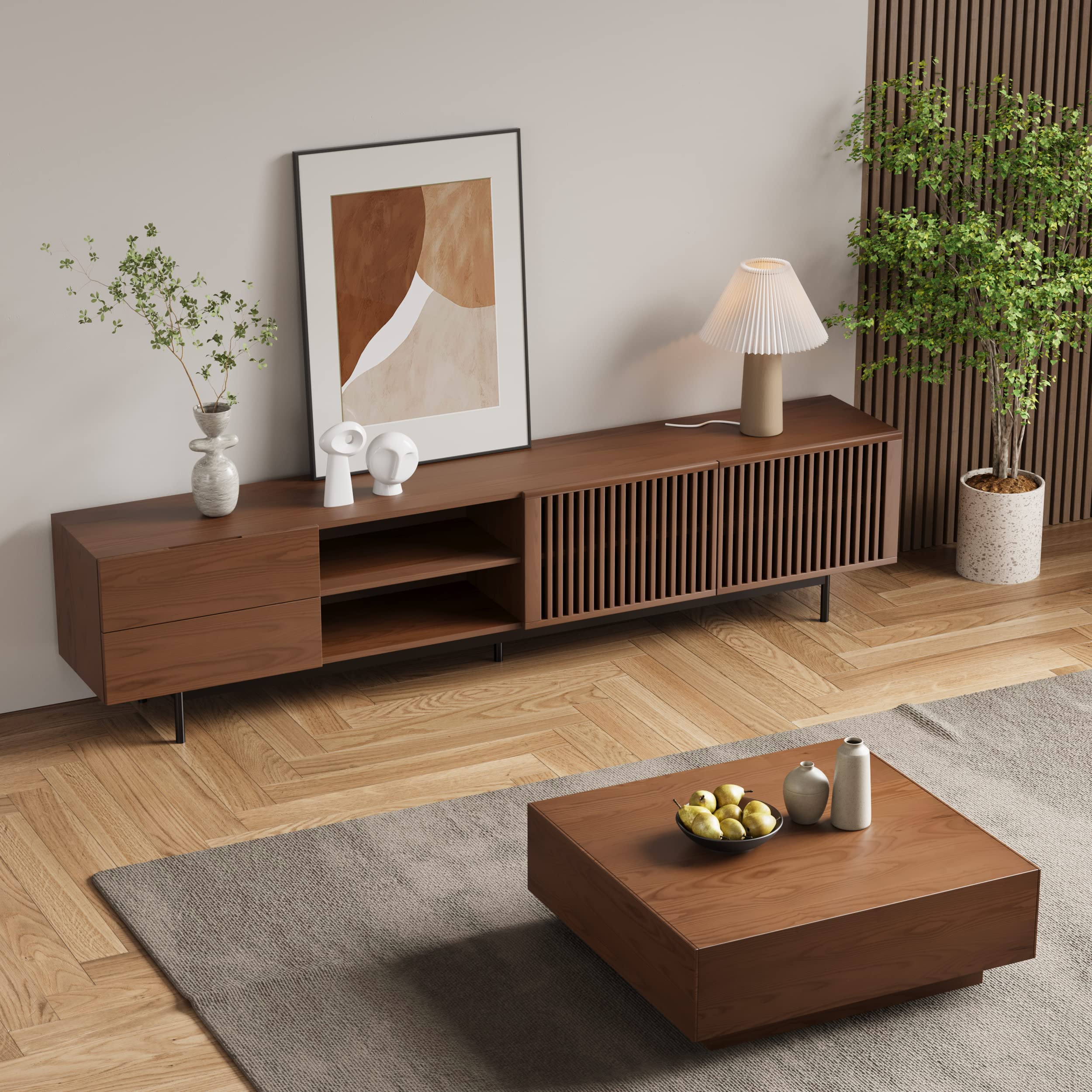 POVISON Media Console TV Stand