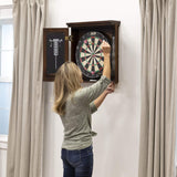 American Legend Traditional Dartboard Cabinet, brown American Legend