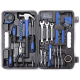 CARTMAN 148Piece Tool Set General Household Hand Tool Kit with Plastic Toolbox Storage Case Blue CARTMAN