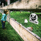 Bigtime Signs Fluffy Butt Hut Chicken Coop Sign - Funny Chicken Coop Decor for Hen Lovers, 12"x11" PVC Durable and Weatherproof - Thoughtful Gift for Chicken Lovers, Hen Feeder and Nesting Box Accent Bigtime Signs