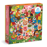 Mudpuppy Woodland Picnic 500 Piece Family Puzzle Mudpuppy