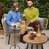 YITAHOME Patio Loveseat, All-Weather Wicker Rattan 2 Seater Sofa with Cushions & Lumbar Pillows, Outdoor Patio Furniture Set for Patio, Balcony, Backyard, Deck, Poolside - Grey YITAHOME