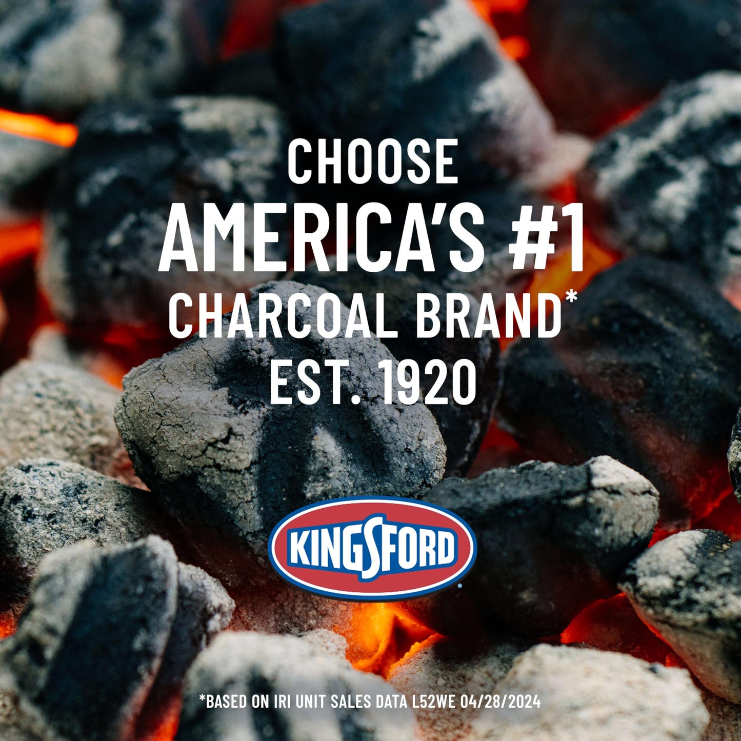 Kingsford 32071 Original Charcoal Briquettes, 8 lb, Black