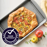 Circulon Nonstick Bakeware Set, Nonstick Cookie Sheet / Baking Sheet - 2 Piece, Gray Circulon