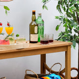 Cambridge Casual Chester Teak Wood Outdoor Console Table – Durable Accent Table for Patio, Deck, Porch and Garden - Perfect for Displaying Plants, Décor, Beverage and Other Outdoor Essential Cambridge Casual