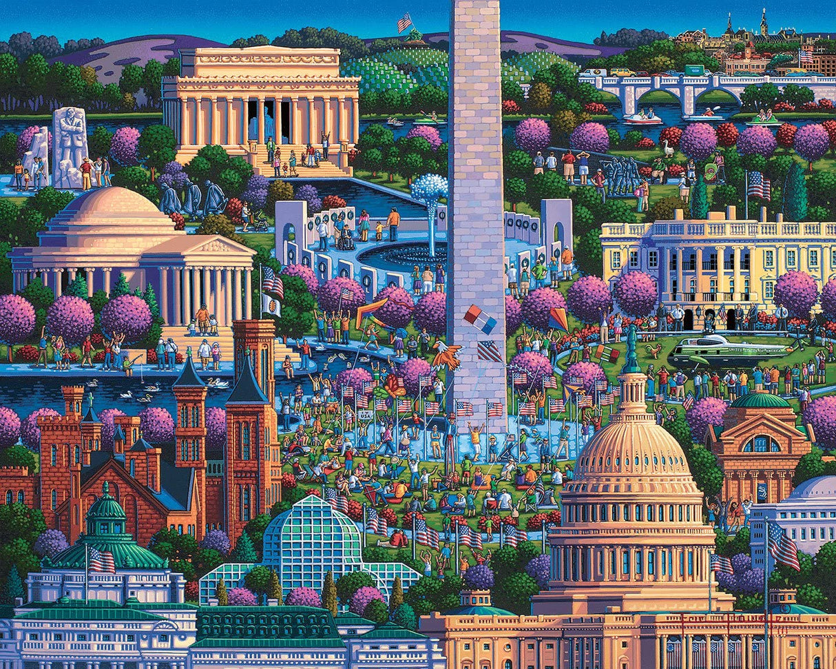 Dowdle Jigsaw Puzzle - Washington DC Mall - 1000 Piece D·O·W·D·L·E