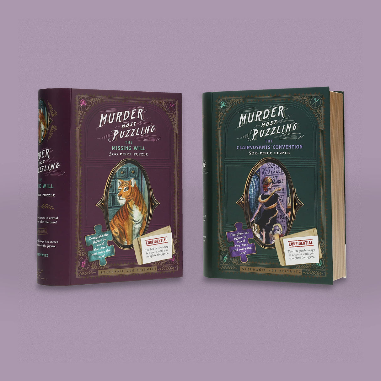 Murder Most Puzzling: The Missing Will 500-Piece Puzzle Chronicle Books