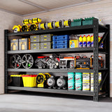 BYNSOE 71" W Storage Shelves 5000lbs Garage Metal Shelving Heavy Duty Garage Shelves Adjustable Storage Shelves for Industrial, Factory,71" W X 24" D X 69" H BYNSOE