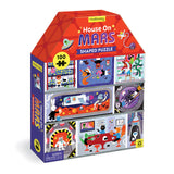 Mudpuppy House on Mars 100 Piece House-Shaped Puzzle Mudpuppy