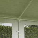 Outsunny 10' x 28' Party Tent Canopy, Outdoor Event Shelter Gazebo with 8 Removable Mesh Sidewalls, Zipper Doors, Steel Frame, White Outsunny