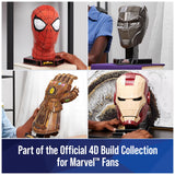 4D Build, Marvel Spider-Man 3D Puzzle Model Kit with Stand 82 Pcs | Spider-Man Desk Decor | Building Toys | 3D Puzzles for Adults & Teens 12+ 4D Build