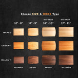 Personalized Cutting Board - Perfect Bridal Shower, Wedding, Housewarming Gift for New Home - Custom Walnut Wood Board for Kitchen - USA Made - Best Anniversary, Birthday, Christmas Present for Friend Pera Leather