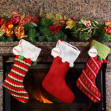 Jetec Christmas Sublimation Blank Pendants Double Side MDF Personalized Blank Bulk Heat Transfer Blank Hanging Pendant White Sublimation Ornament with Red Ribbon for DIY (18 Pcs,3.5 x 2.9 x 0.1 Inch) Jetec