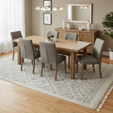 nuLOOM 5x8 Ansley Moroccan Tassel Area Rug, Light Grey, High-Low Textured Bohemian Design, Plush High Pile, Stain Resistant, For Bedroom, Living Room, Hallway, Entryway nuLOOM