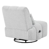 Watson & Whitely Oversized Power Recliner Chair for Adults, Swivel Rocker Recliner Chair with Lumbar Support, Ultra-Comfy Glider Recliner for Living Room Theater Seating Single Sofa, Grey Watson & Whitely