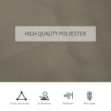 Outsunny 10' x 12' Universal Gazebo Sidewall Set with Panels, Hooks and C-Rings Included for Pergolas and Cabanas, Dark Brown Outsunny