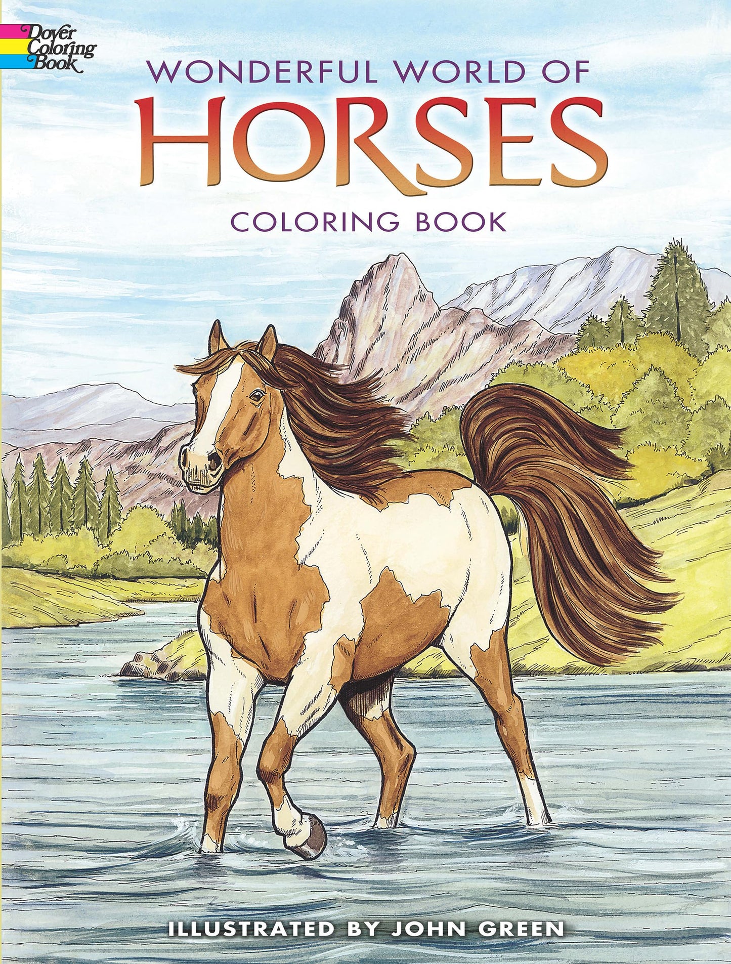 Wonderful World of Horses Coloring Book (Dover Animal Coloring Books)