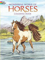 Wonderful World of Horses Coloring Book (Dover Animal Coloring Books) Dover Publications