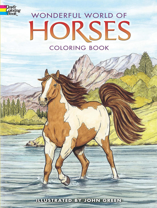 Wonderful World of Horses Coloring Book (Dover Animal Coloring Books)