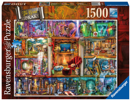 Ravensburger Aimee Stewart The Grand Library 1500 Piece Jigsaw Puzzle for Adults & Kids Age 12 Years Up Ravensburger