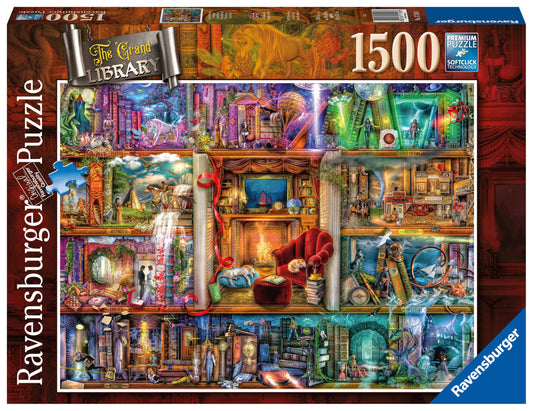 Ravensburger Aimee Stewart The Grand Library 1500 Piece Jigsaw Puzzle for Adults & Kids Age 12 Years Up