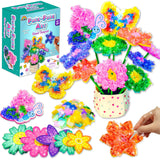 AGENTLAN Art & Craft Activity, Poke Fun Flower Bouquet Craft Kit, Fun & Easy Art Kits for Kids, DIY Garden Kids Activities, Gifts for Girls and Boys 3 4 5 6 7 8 9 AGENTLAN